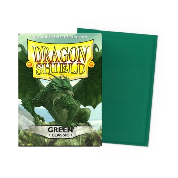Dragon-Shield-Sleeves-classic-green-standard-size-100-Sleeves